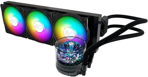 INWIN NR36 ARGB CPU LIQUID COOLER 360mm INTEL 1700/1200/115X AMD AM5/AM4 NERO